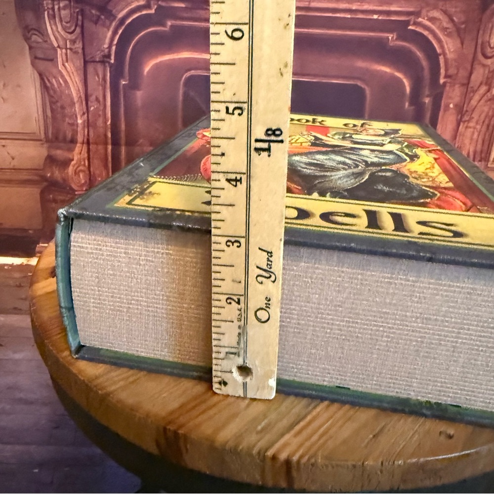 Vintage Look Distressed Book of Spells Faux Book Witch Halloween Stash Remote - Picture 16 of 17